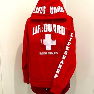 LIFEGUARD Marathon Florida Keys Hoodie Sweatshirt |Size Large/ Unisex